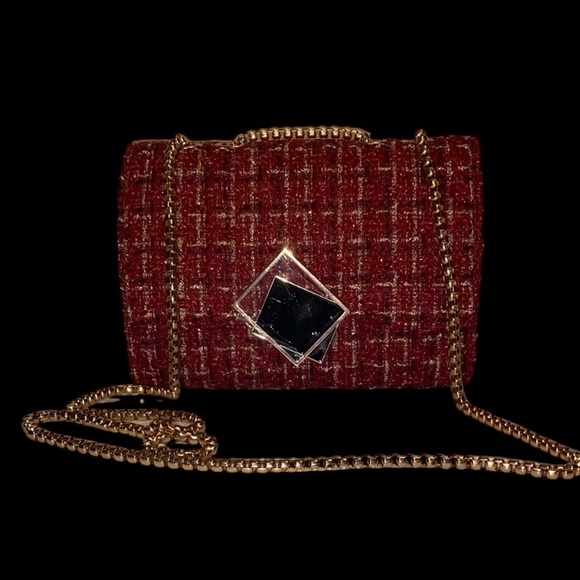 Red Tweed Bag - Picture 3 of 13